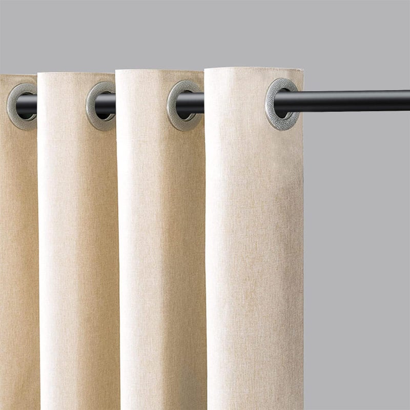 MELCHEF Spring Tension Rod,32-45" Heavy Duty Room Divider Tension Curtain Rod,Shower Curtain Rods,Tension Windows Curtain Rods,Spring Tension Rod,Adjustable Tension Curtain Rod - Image 5